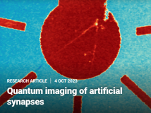 中国科学家利用类脑神经元器件，成功探测人工神经元突触的量子成像