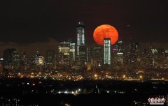 超级月亮SuperMoon，今儿晚的月亮特别大