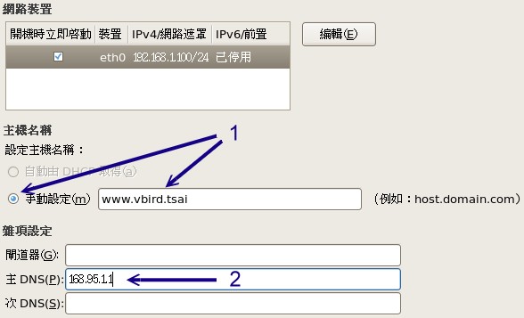 设定网络参数的过程