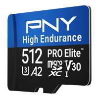 PNY 发布 PRO Elite 高耐用性 microSD 闪存卡，容量高达 512GB