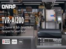 威联通科技推出 TVR-AI200 16 通道 PoE+ NVR 智能监控解决方案
