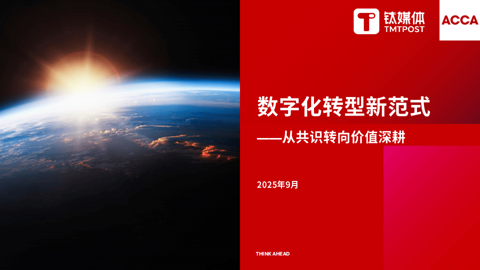 钛媒体:2025年数字化转型新范式报告