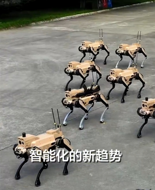 “未来战士”来了！中国“机器狼”登场：无人化作战时代到来