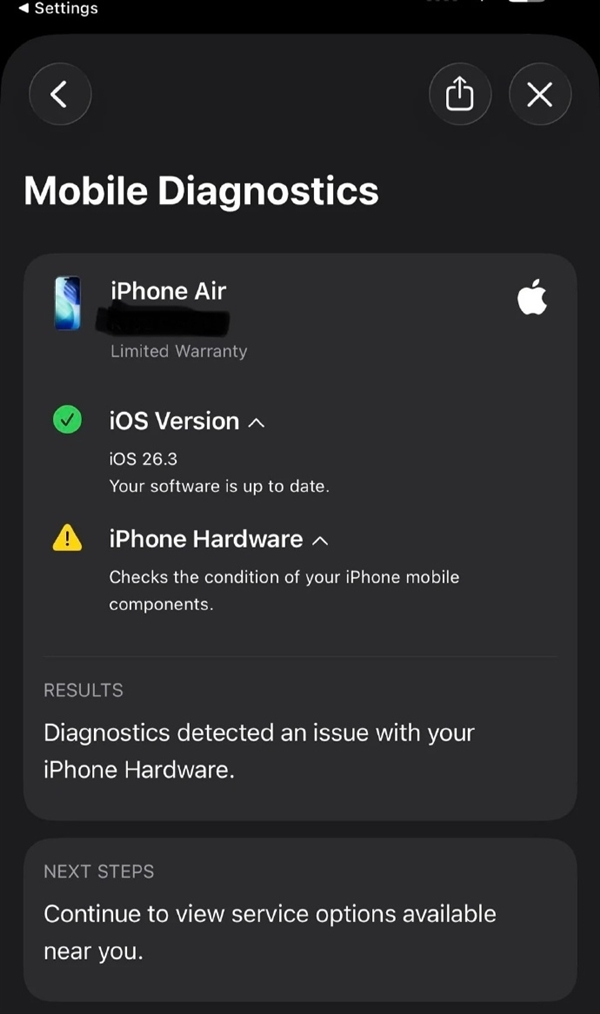 iPhone Air翻车，苹果自研C1X 5G基带故障，用户无法打电话