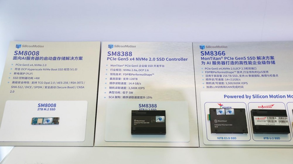 发力企业级市场 慧荣SM8388主控亮相CFMS 2026，能效表现抢眼