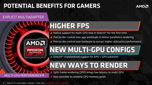 AMD曝光DX12神技术：多GPU的春天来了！